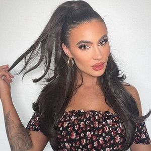 INH COURTNEY HALF UP HALF DOWN EXTENSIONS, Dark brown